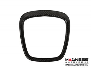 Audi Q7 Airbag Logo Trim Cover - Carbon Fiber Audi Q7 Airbag Logo Trim Cover - Carbon Fiber